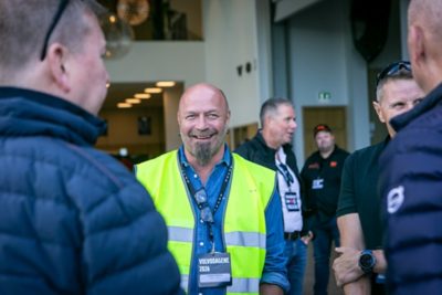 Produktsjef Lasse Sætre på Volvodagene 2026 i Drøbak