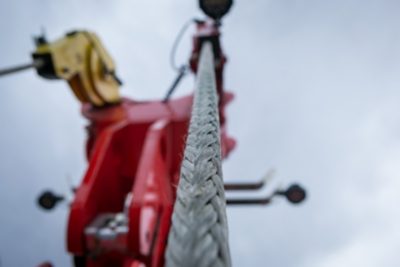 Fronten av Volvo tungberger