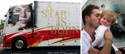 Simon Lundmans Volvo FH går helt i temat A Star Is Born. 