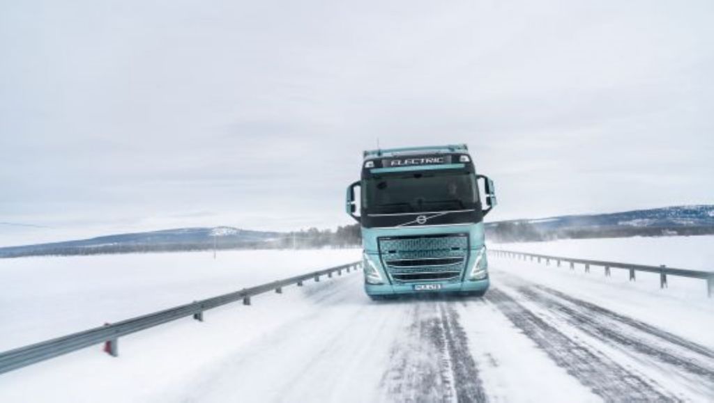 Volvo Truck on Road Covered with Ice I Volvo Group