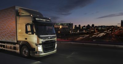 Volvo trucks about us overview truck city night