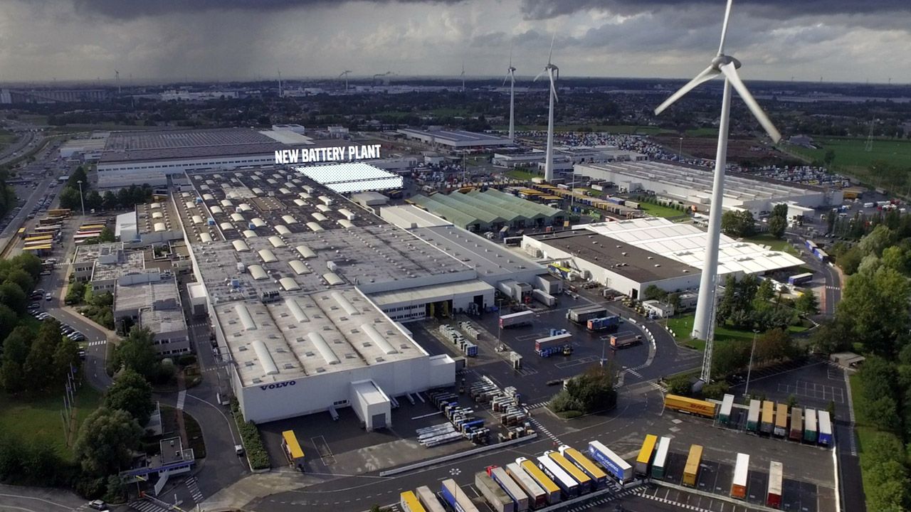 Volvo Trucks eröffnet Batteriewerk in Belgien
