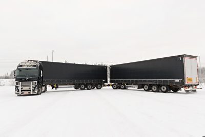 THA-Koneen näyttävä Volvo FH16 HCT -yhdistelmä