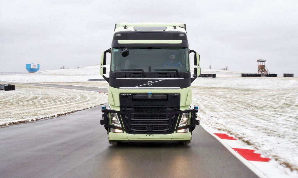 Volvo FH Truck in the port of Gothenburg 