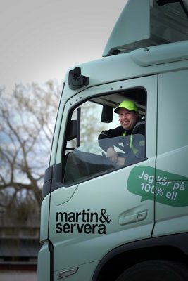  Damian Blanchard , förare på Martin & Servera