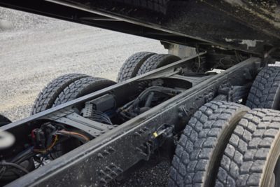 Frame rails on the Volvo VNX