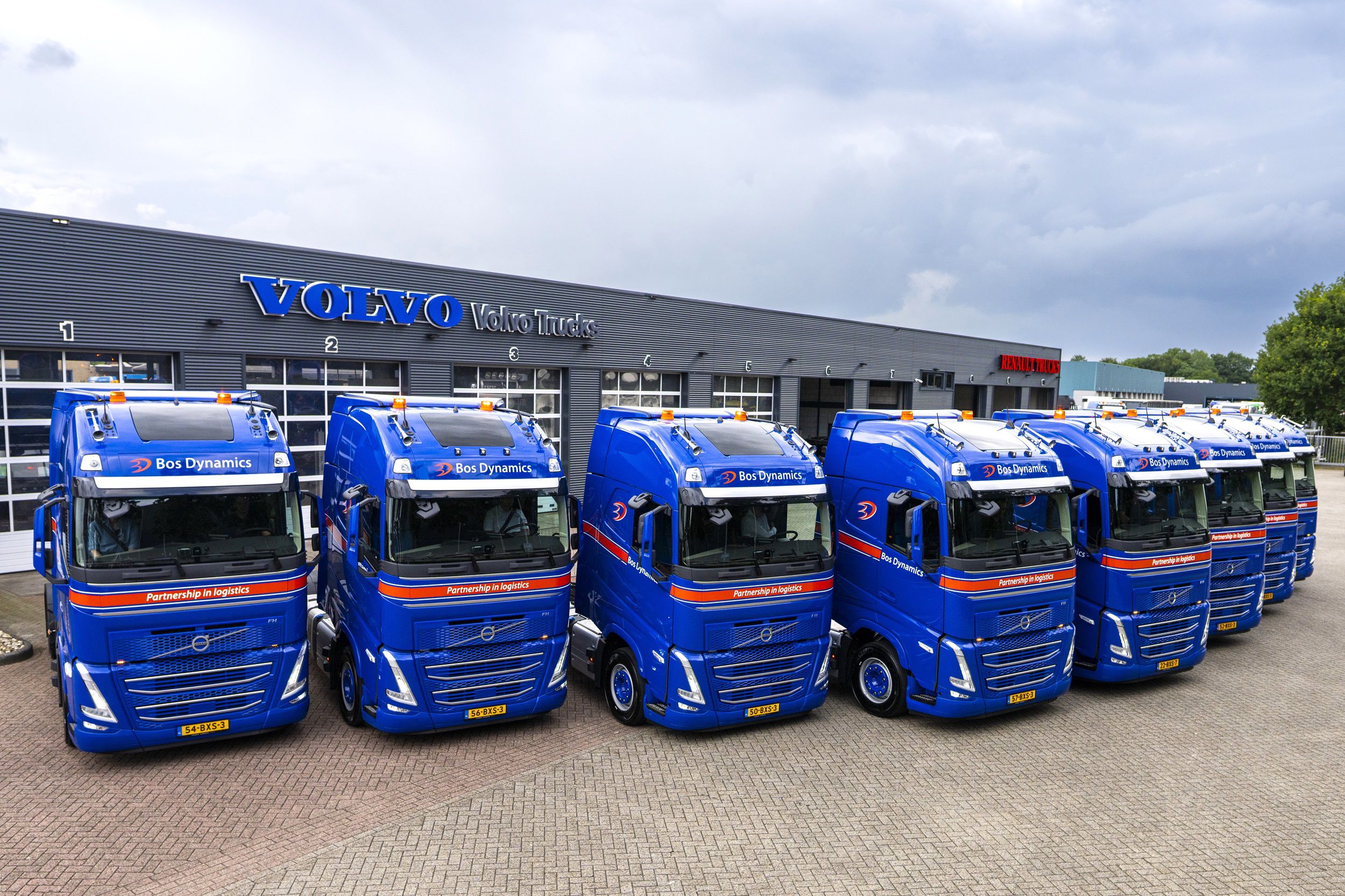 Transportbedrijf Bos Dynamics uit Ede heeft voor het eerst Volvo-trucks in gebruik genomen