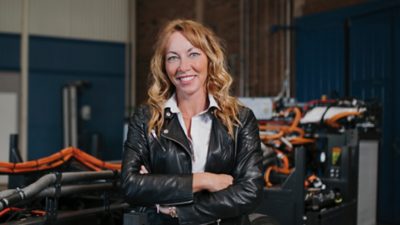 Carina Borelius, responsible for circular parts business at Volvo Buses