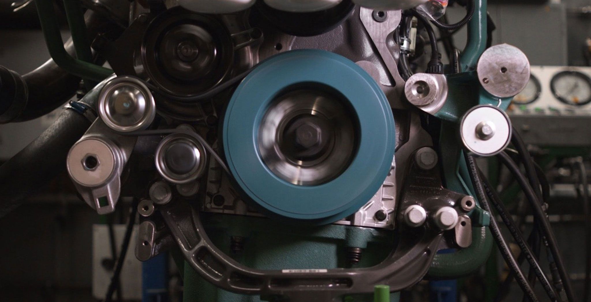 Close up image of reman components