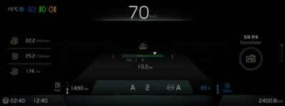 Volvo’s dynamic instrument cluster for diesel buses and chassis in digital view
