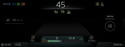 Volvo’s dynamic instrument cluster for electric buses and chassis in digital view