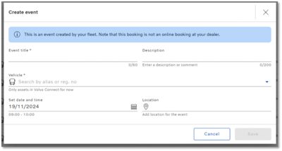 Create event graph