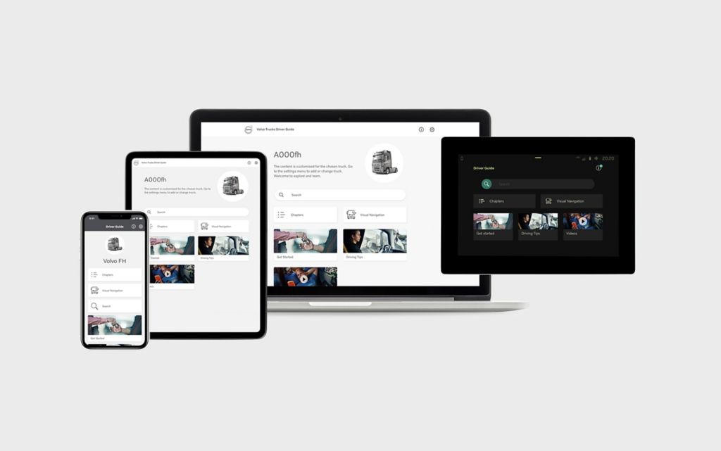 Online bestuurdershandleiding: nu digitaal kennis opdoen over nieuwe Volvo-truck
