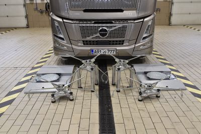 Volvo Trucks Centar Sarajevo je pustio u rad najmoderniju opremu za kontrolu i podešavanje geometrije točkova.