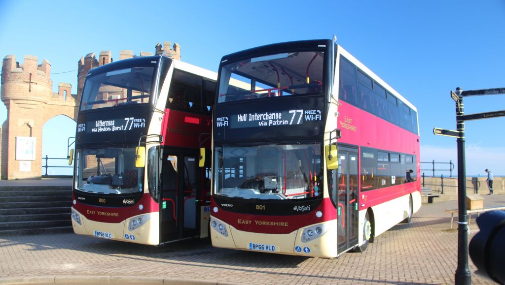 East Yorkshire Motor Services (EYMS), has taken delivery of six new Volvo B5TL MCV buses to be deployed on the Withernsea to Hull route
