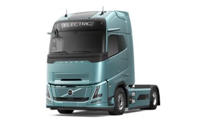 Vue extérieure montrant le Volvo FH Aero Electric