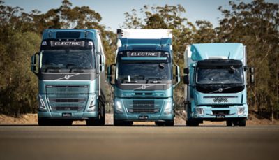 Electric trucks range in Australia