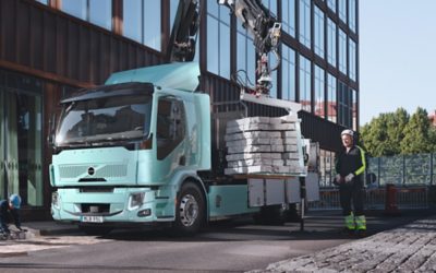 Volvo FE op bouwwerf