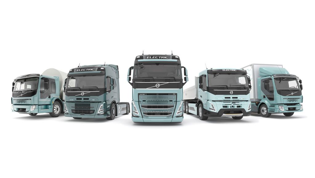 Volvo Trucks lanserer et komplett utvalg av elektriske lastebiler i Europa fra 2021