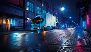 Volvo FL Electric. Door-to-door deliveries