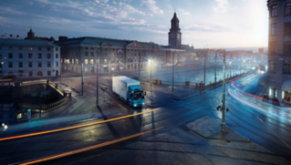 Volvo FL Electric. Door-to-door deliveries