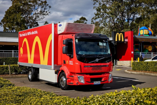 McDonald’s distributor's first electric truck