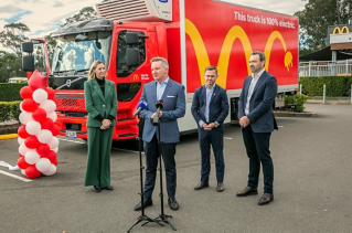 Electric truck launch press conference