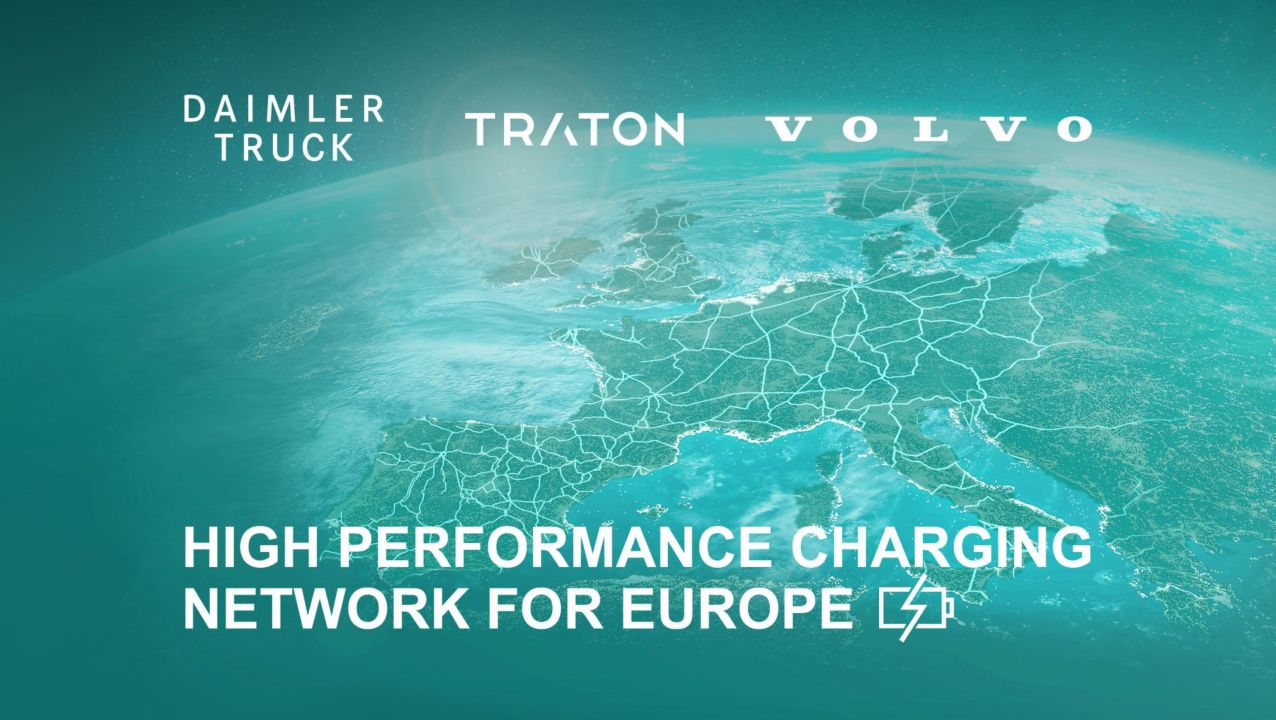 The Volvo Group, Daimler Truck and the TRATON GROUP kick off European charging infrastructure joint venture