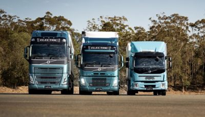Volvo electric trucks range