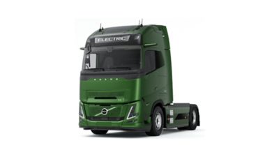 Volvo FH Aero Electric in Neon Jungle farbe
