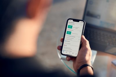 Application Volvo Connect sur votre mobile.