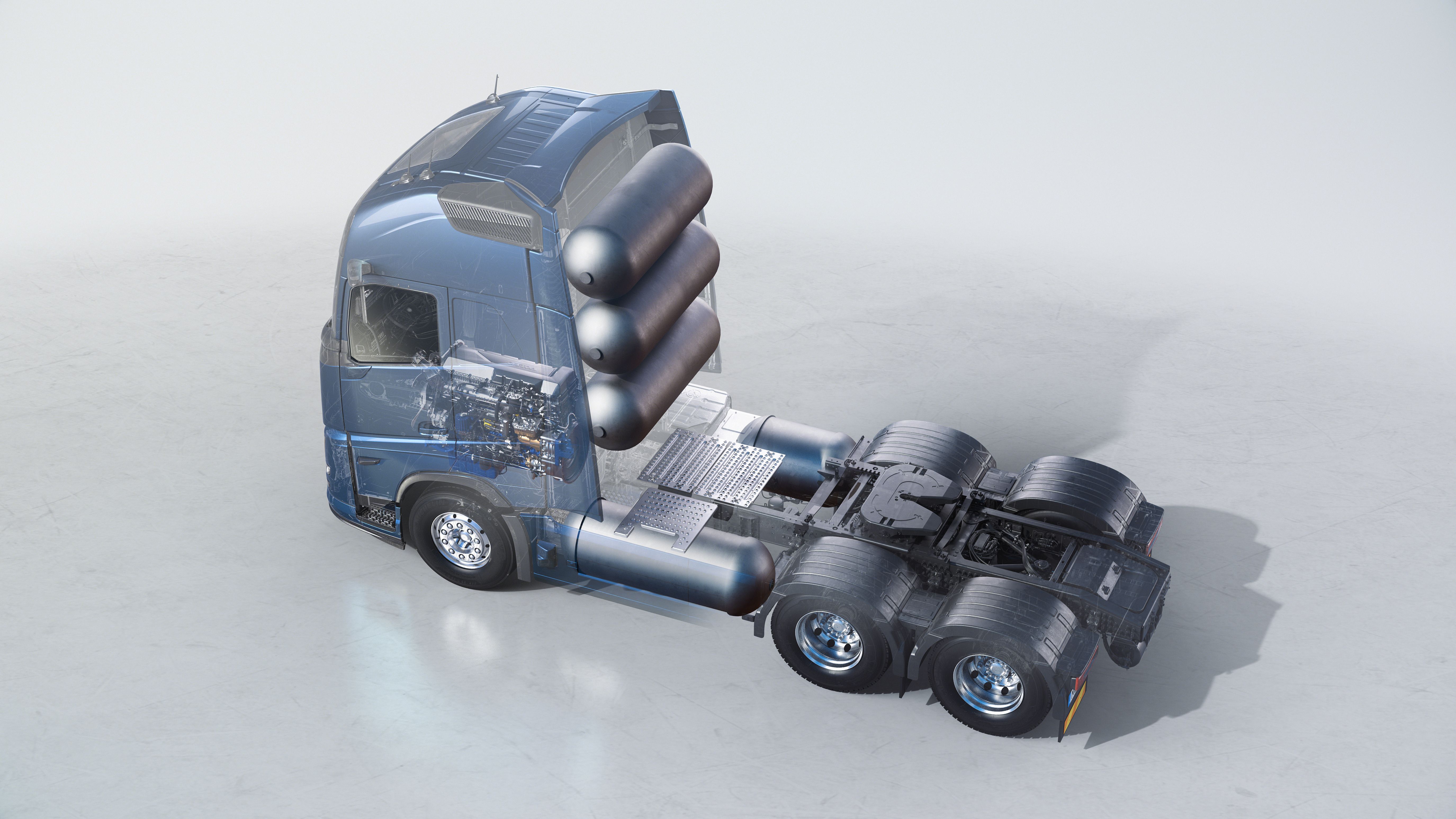 Компанія Volvo розробляє вантажівки з водневим двигуном