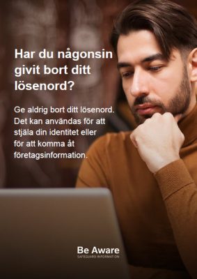 Har du nagonsin givit bort ditt losenord