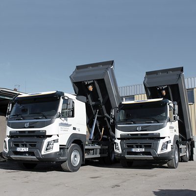 Volvo FM 6x2 dumper med drag (VBG) 
