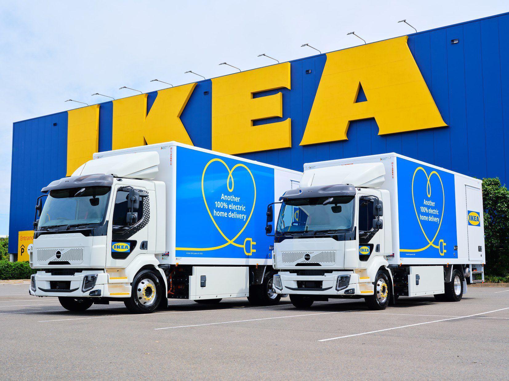 Ikea electric delivery trucks 