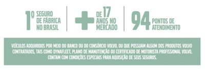 Imagem explicando porque a volvo é a seguradora a ser escolhida