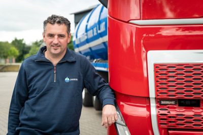 Michiel Jannink, eigenaar van Jannink Mesthandel en distributie uit Haaksbergen