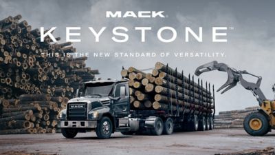 Mack Trucks unveiled the all-new Mack® Keystone, a purpose-built Class 8 vocational tractor designed to thrive in the most demanding on- and off-road environments.