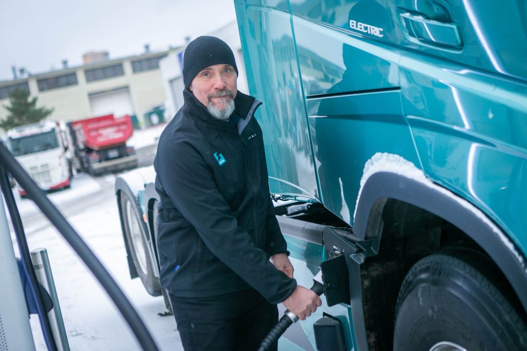 Kjetil Bergflødt, produktsjef for elektriske drivlinjer i Volvo Trucks.