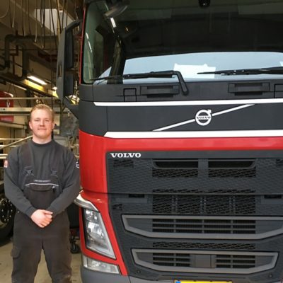 3. års lærling hos Volvo Truck Center