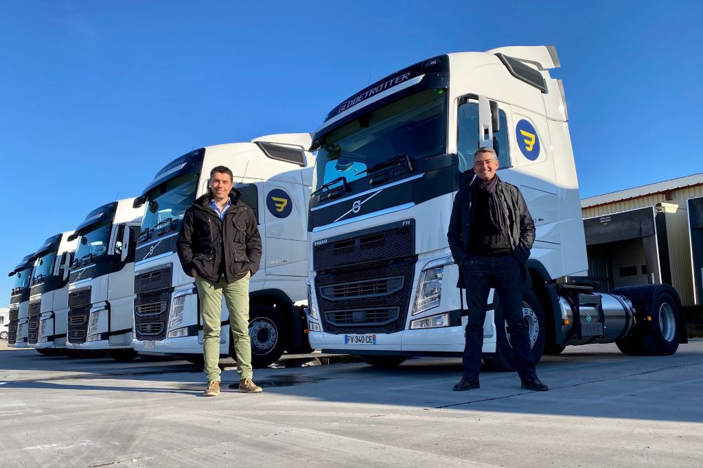 Christophe Cruzet et Benoît Amarger gérants des Transports Berthaud