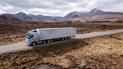 Volvo FH Aero on the road