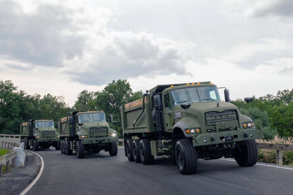 Mack Defense Receives Additional Order for 115 Heavy Dump Trucks