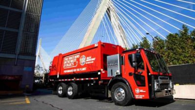 Mack Trucks customer WIN Waste Innovations, a leader in the recycling and waste industry, recently received two Mack LR Electric Class 8 refuse vehicles to become the first company in Massachusetts to power electric trucks exclusively by the waste collected by the trucks themselves