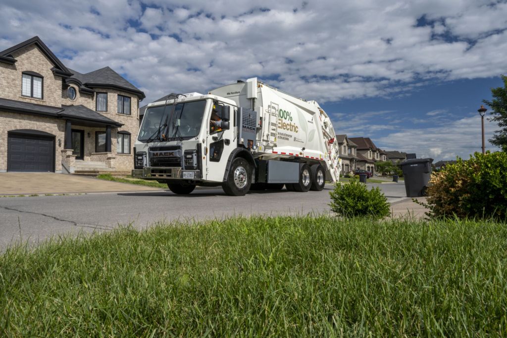 Evergreen Waste Services Orders a Mack® LR Electric Refuse Vehicle