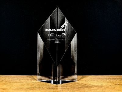 Mack Trucks recently was awarded with a Milestone Award from the Greater Lehigh Valley Chamber of Commerce for celebrating its 125th anniversary in 2025. The award was presented during the Lehigh Valley Chamber’s annual meeting at Windham Creek Resort in Bethlehem, Pennsylvania.