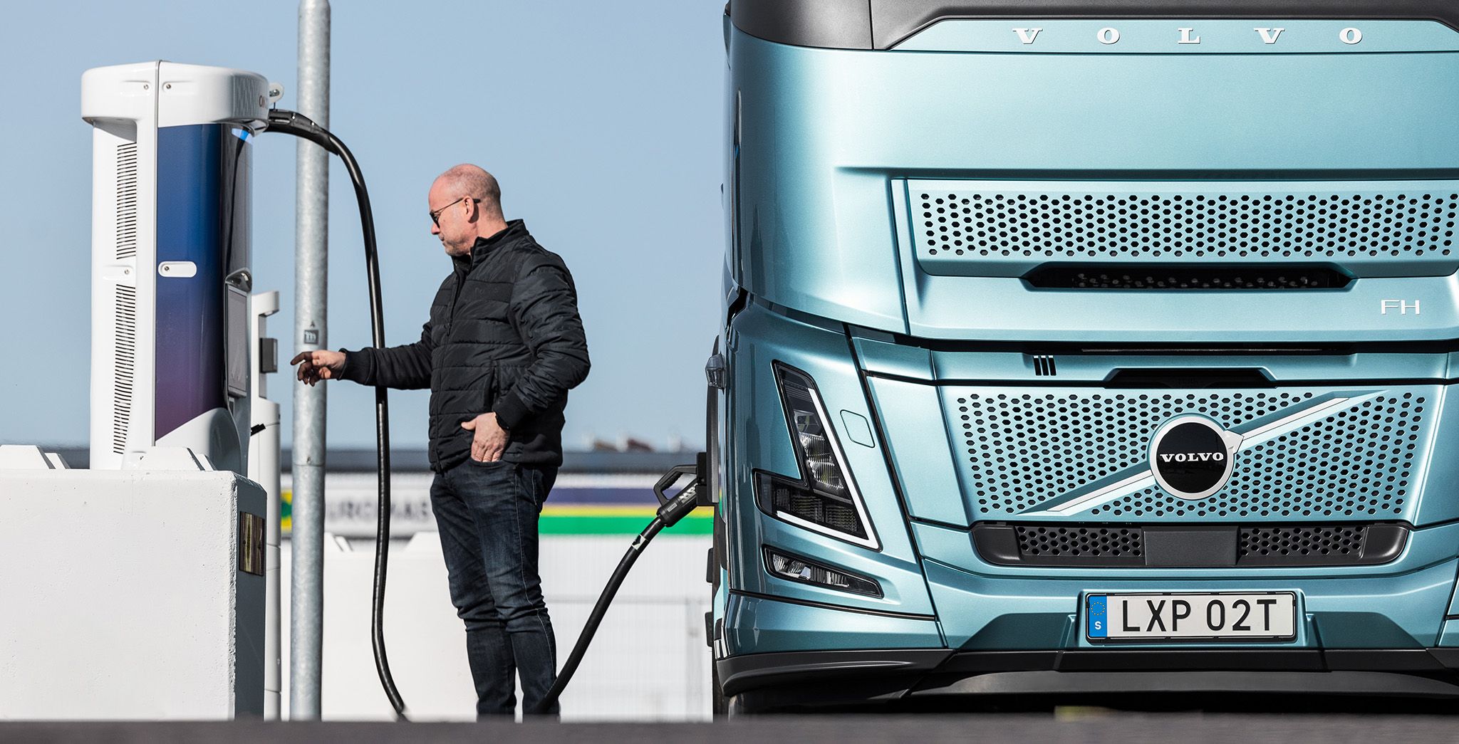 The expansion of electric truck charging infrastructure