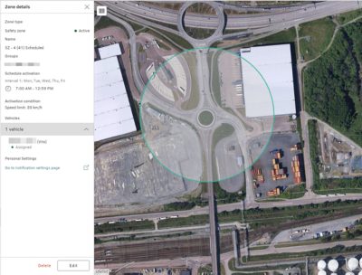 manage your Safety Zones 