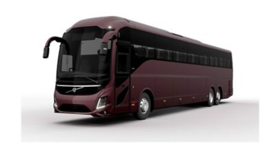 9600 maroon bus