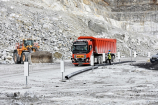 Volvo Autonomous FH Truck in Brönnöy mining